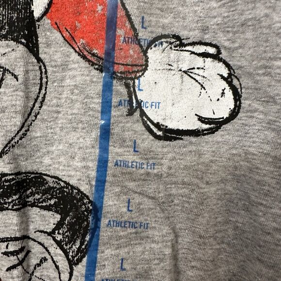 Disney Womens Mickey Mouse Santa Claus Hat Christmas Shirt New Large - Picture 4 of 6